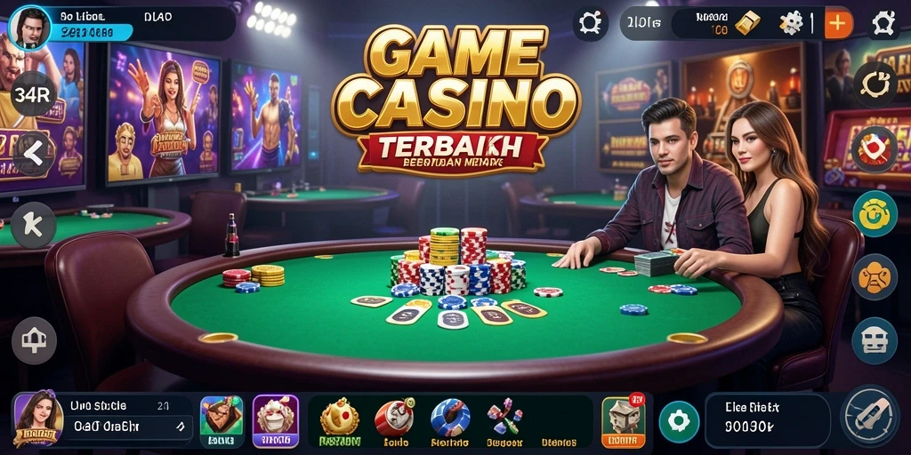 Screenshot gameplay 34R dengan dealer langsung yang profesional.