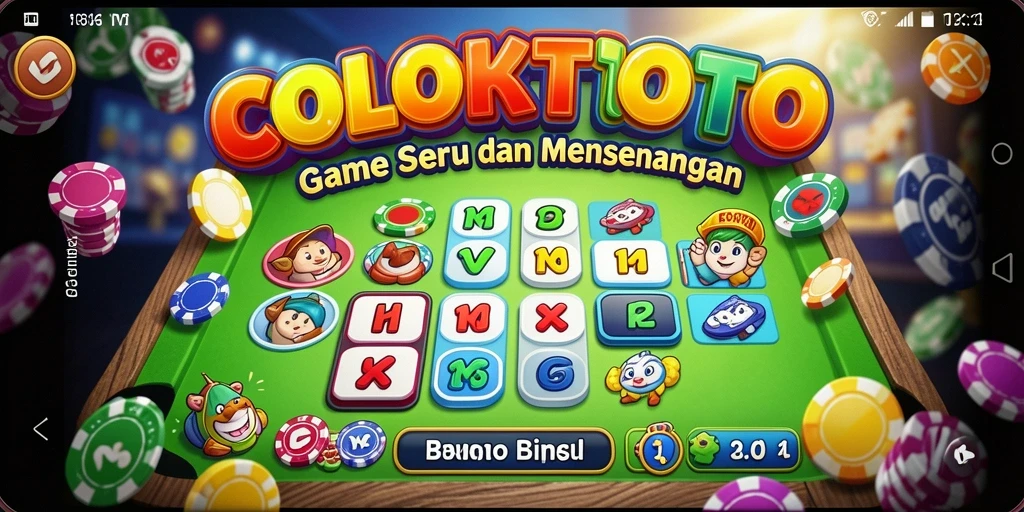 Tampilan gameplay COLOKTOTO yang mengasyikkan dan penuh warna.