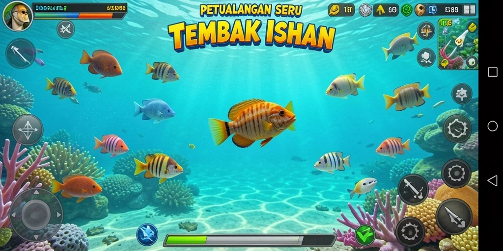 Gambaran menarik gameplay Tembak Ikan D06.