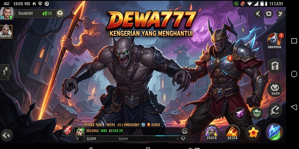 Tampilan gameplay menegangkan dalam <strong>DEWA777</strong> yang menghantui.