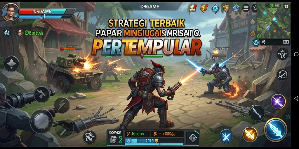 Layar permainan <strong>IDRGAME</strong> menunjukkan aksi strategis yang mendebarkan.