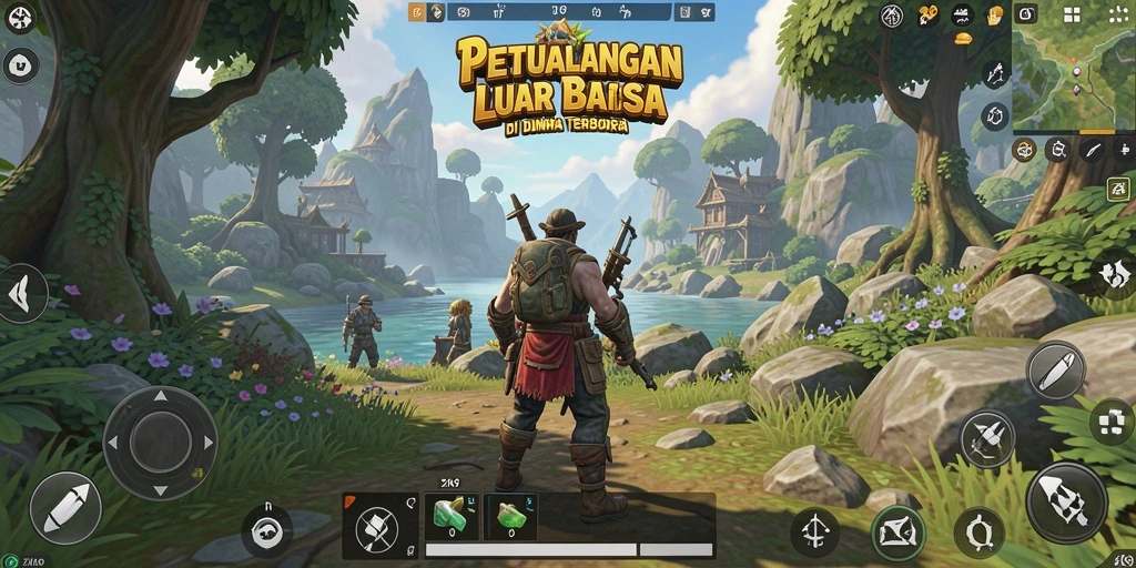 Gameplay ZK9 menampilkan eksplorasi dunia terbuka yang menakjubkan.
